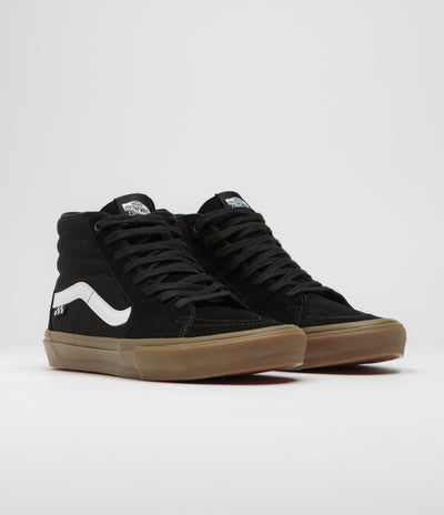 Vans Skate SK8-Hi Shoes - Black / Gum