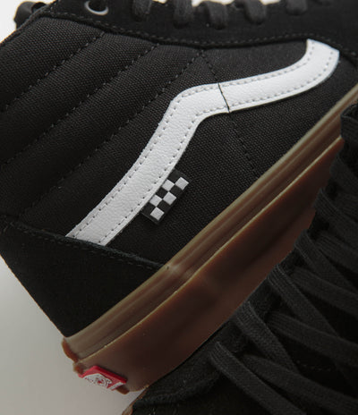 Vans Skate SK8-Hi Shoes - Black / Gum
