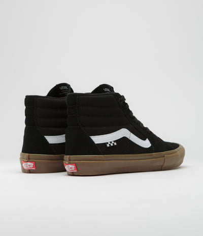 Vans Skate SK8-Hi Shoes - Black / Gum