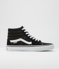 Vans Skate SK8-Hi Shoes in Black and White