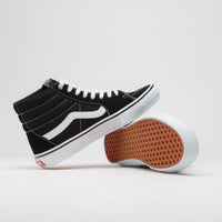 Vans Skate SK8-Hi Shoes in Black and White thumbnail