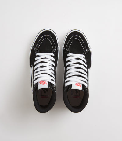 Vans Skate SK8-Hi Shoes in Black and White