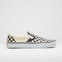 Vans Skate Slip-On Shoes in (Checkerboard) Black and Off White thumbnail