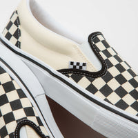 Vans Skate Slip-On Shoes in (Checkerboard) Black and Off White thumbnail