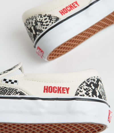 Vans Skate Slip-On Shoes - (Hockey Skateboards) Snake Skin