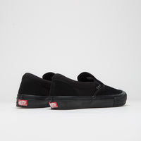 Vans Skate Slip-On Shoes in Black and Black thumbnail