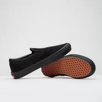 Vans Skate Slip-On Shoes in Black and Black thumbnail