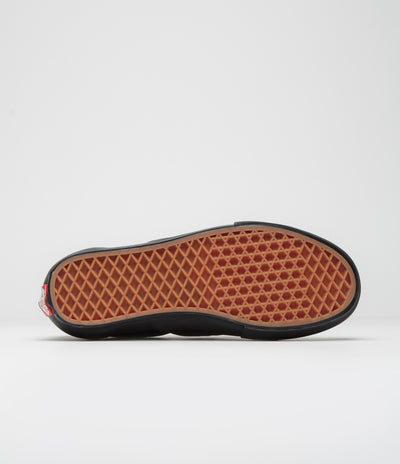 Vans Skate Slip-On Shoes in Black and Black