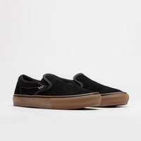 Vans Skate Slip-On Shoes - Black / Gum / White thumbnail
