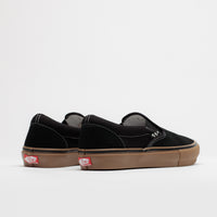 Vans Skate Slip-On Shoes - Black / Gum / White thumbnail