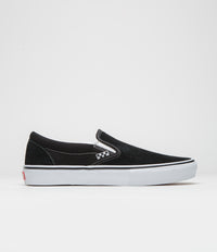 Vans Skate Slip-On Shoes in Black and White
