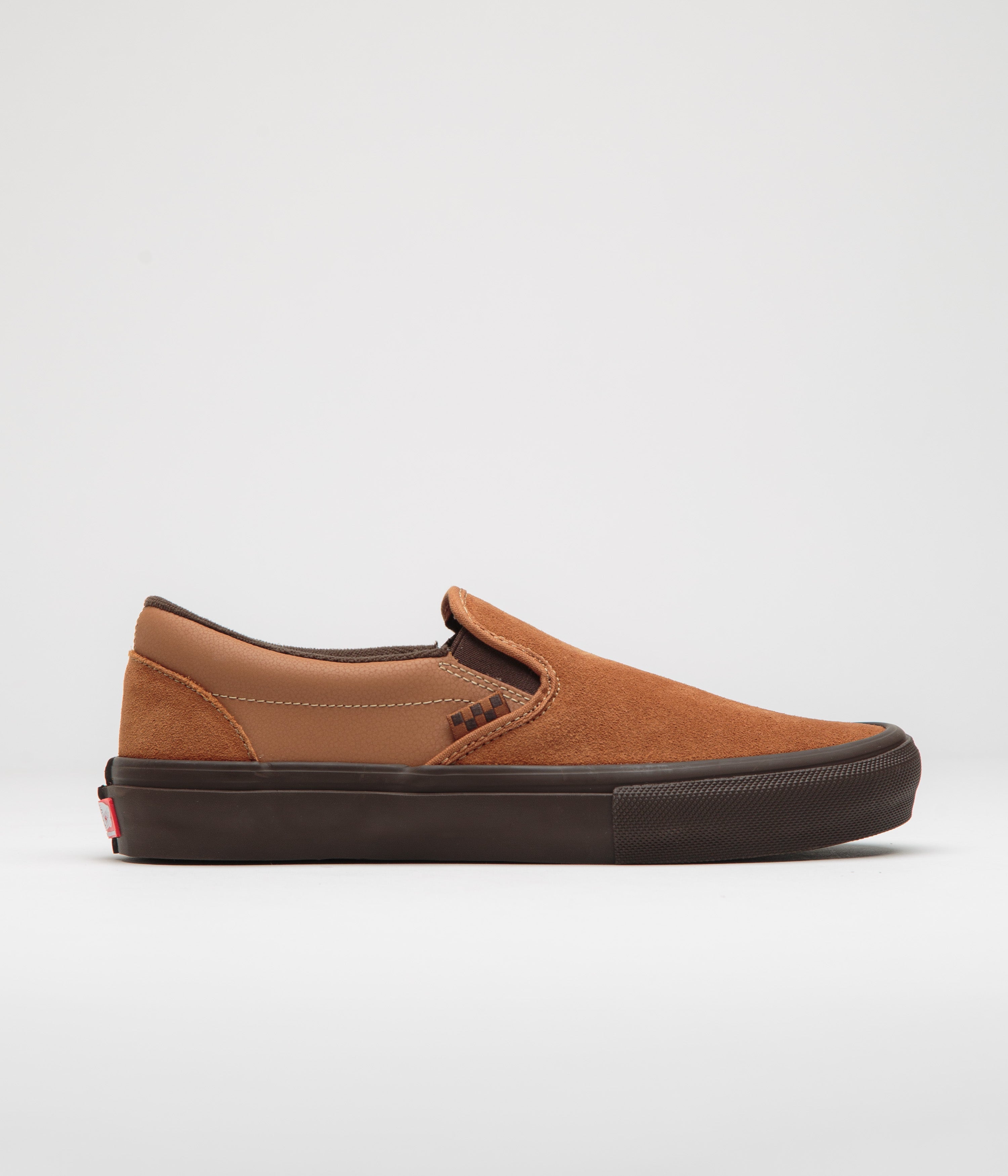 Vans Skate Slip-On Shoes - Brown / Gum