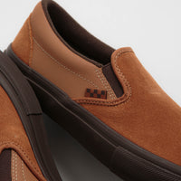 Vans Skate Slip-On Shoes - Brown / Gum thumbnail
