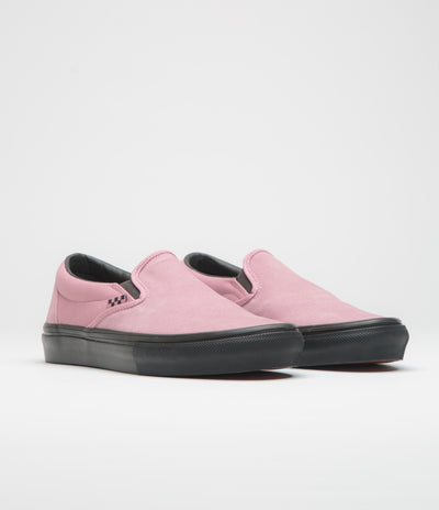 Vans Skate Slip-On Shoes - Pink / Black