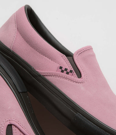 Vans Skate Slip-On Shoes - Pink / Black