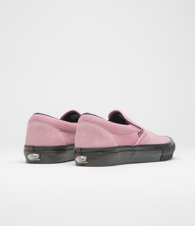 Vans Skate Slip-On Shoes - Pink / Black