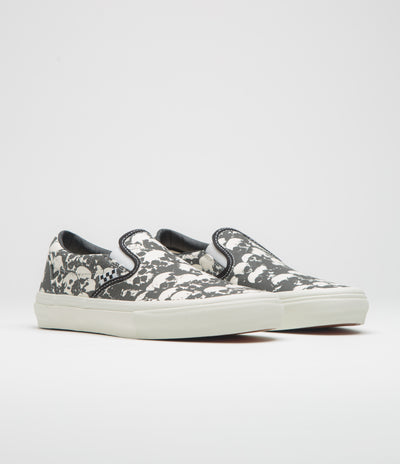Vans Skate Slip-On Shoes - Skull Pile Black / White / Gum