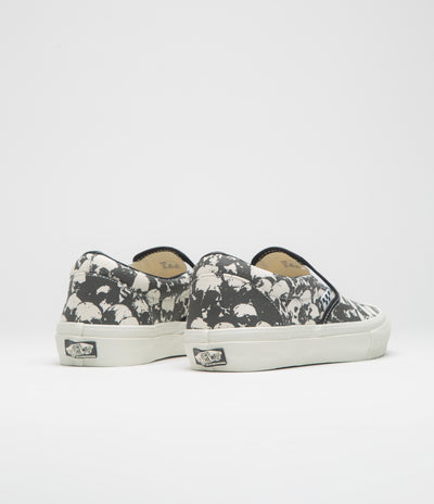 Vans Skate Slip-On Shoes - Skull Pile Black / White / Gum