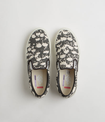 Vans Skate Slip-On Shoes - Skull Pile Black / White / Gum