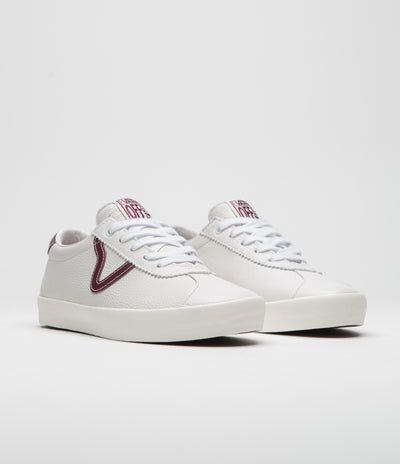 Vans Skate Sport Shoes - (Benny Urban) Marshmallow / Burgundy