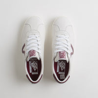 Vans Skate Sport Shoes - (Benny Urban) Marshmallow / Burgundy thumbnail