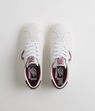 Vans Skate Sport Shoes - (Benny Urban) Marshmallow / Burgundy