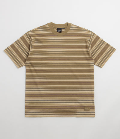 Vans Stripe Ringer T-Shirt - Olive Brown