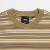 Vans Stripe Ringer T-Shirt - Olive Brown thumbnail