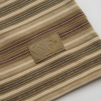 Vans Stripe Ringer T-Shirt - Olive Brown thumbnail