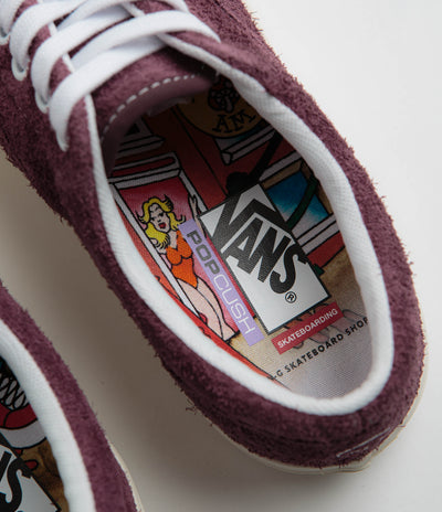 Vans x Pop Trading Company x Ben G Skate Era Shoes in (Pop) Burgundy