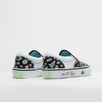 Vans x PUNKANDYO Skate Slip On Shoes - Black / White thumbnail