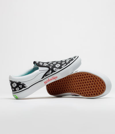 Vans x PUNKANDYO Skate Slip On Shoes - Black / White