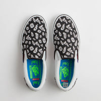 Vans x PUNKANDYO Skate Slip On Shoes - Black / White thumbnail