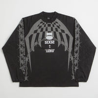 Vans x SlamJam AOD Hazard Long Sleeve T-Shirt - Black thumbnail