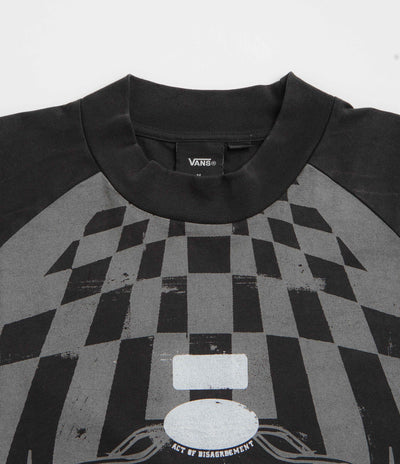 Vans x SlamJam AOD Hazard Long Sleeve T-Shirt - Black
