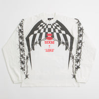 Vans x SlamJam AOD Hazard Long Sleeve T-Shirt - White thumbnail
