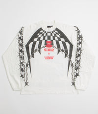 Vans x SlamJam AOD Hazard Long Sleeve T-Shirt in White