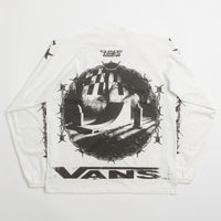 Vans x SlamJam AOD Hazard Long Sleeve T-Shirt - White thumbnail