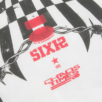 Vans x SlamJam AOD Hazard Long Sleeve T-Shirt - White thumbnail