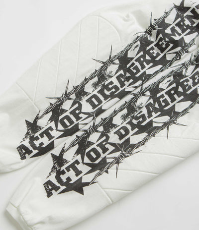 Vans x SlamJam AOD Hazard Long Sleeve T-Shirt - White