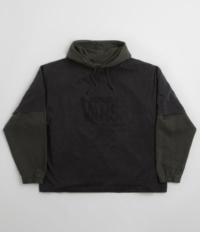 Vans x SlamJam AOD Lasered Hoodie - Washed Black