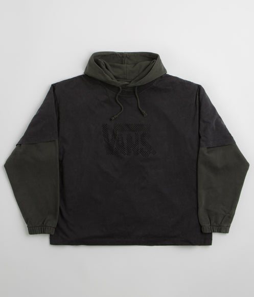 Vans x SlamJam AOD Lasered Hoodie - Washed Black