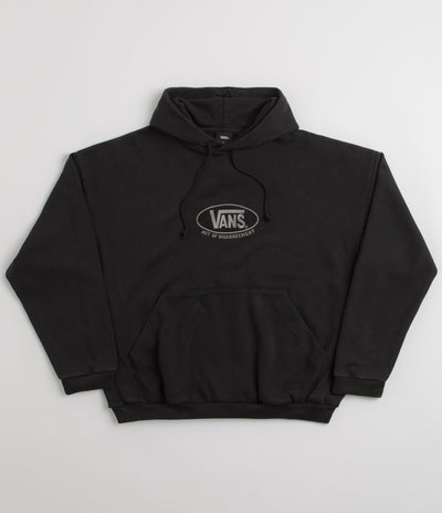 Vans x SlamJam AOD Oval Logo Hoodie - Washed Black