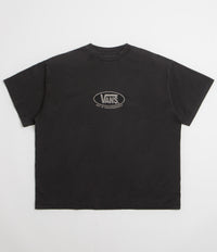 Vans x SlamJam AOD Oval Logo T-Shirt in Washed Black