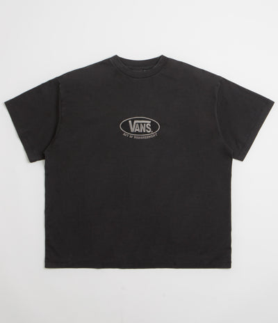 Vans x SlamJam AOD Oval Logo T-Shirt - Washed Black