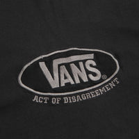 Vans x SlamJam AOD Oval Logo T-Shirt - Washed Black thumbnail