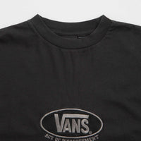 Vans x SlamJam AOD Oval Logo T-Shirt - Washed Black thumbnail