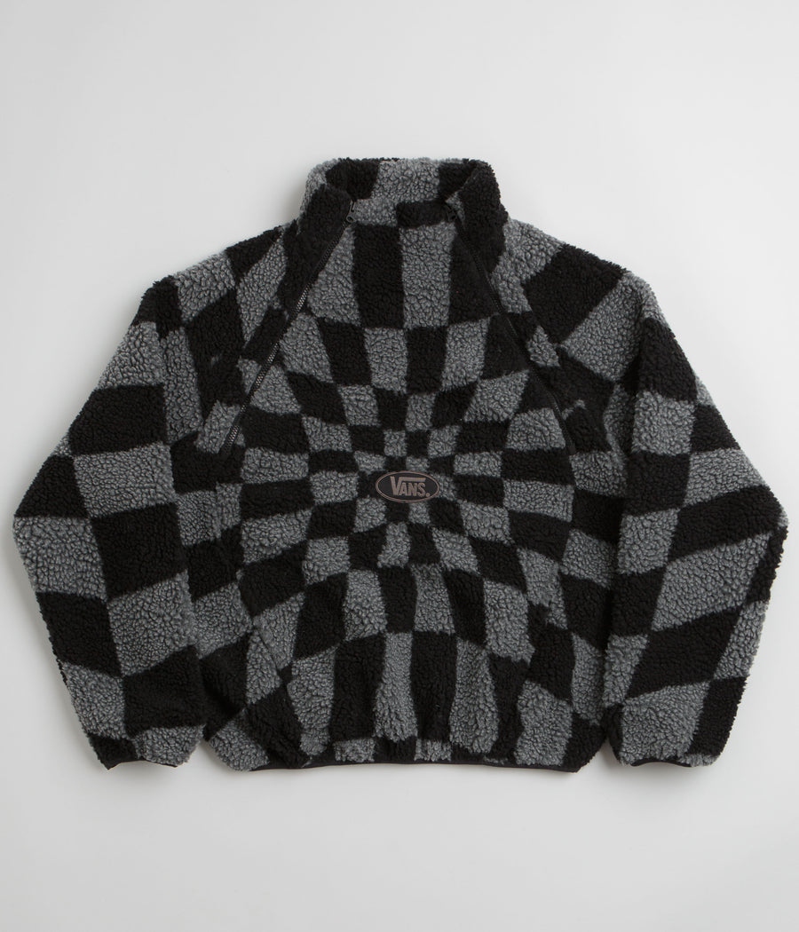 Vans x SlamJam AOD Relief Check Pullover Fleece - Smoked Pearl