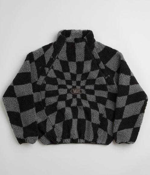 Vans x SlamJam AOD Relief Check Pullover Fleece - Smoked Pearl