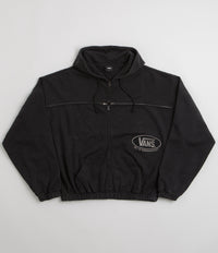 Vans x SlamJam AOD T Zipped Hoodie in Washed Black